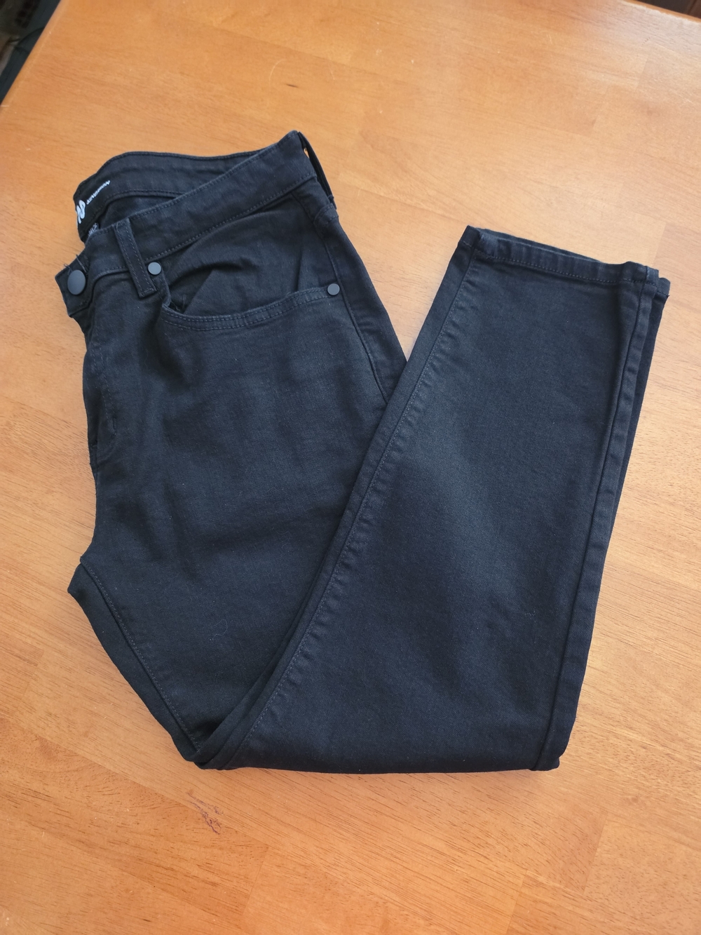 Under 510 Mens Washed Black Tapered Flex Jeans. 34x26